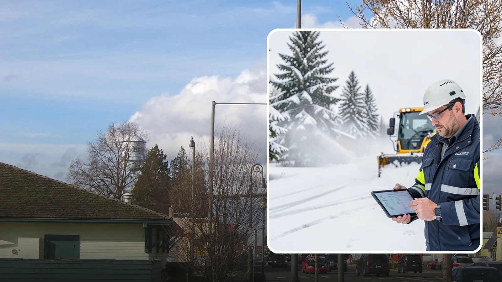 Trigger-Depth Snow Removal in Marysville, Snohomish County, WA - We dispatch automatically once snow reaches your chosen trigger depth so clearing starts at a consistent Western Washington...