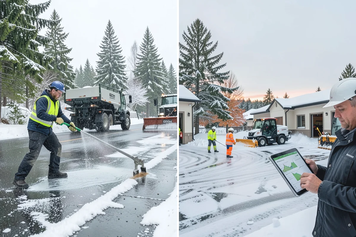 Trigger-Depth Snow Removal in Medina, King County, WA - Set trigger depths for each property zone