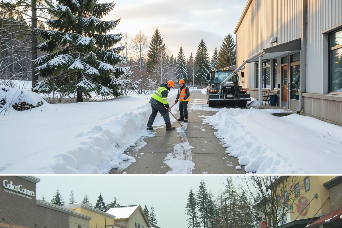 Trigger-Depth Snow Removal in Mill Creek, Snohomish County, WA - Active all winter, mobilizing whenever accumulation reaches your set depth during any storm.