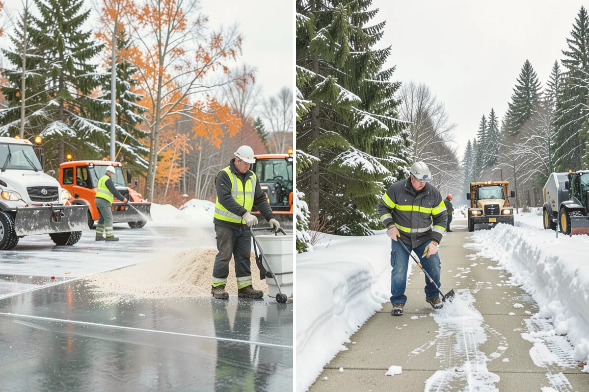 Trigger-Depth Snow Removal in Milton, King County, WA - Set trigger depths for each property zone