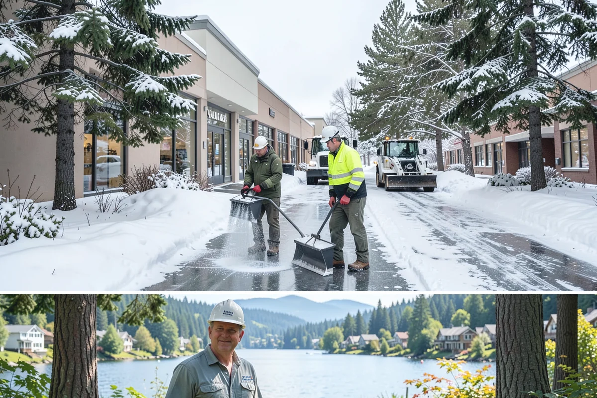 Trigger-Depth Snow Removal in Milton, King County, WA - Active all winter, mobilizing whenever accumulation reaches your set depth during any storm.
