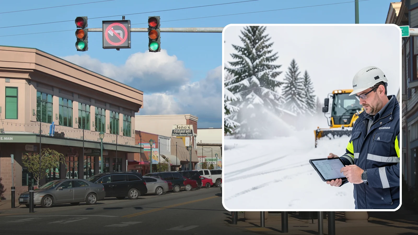 Trigger-Depth Snow Removal in Monroe, Snohomish County, WA - We dispatch automatically once snow reaches your chosen trigger depth so clearing starts at a consistent Western Washington...
