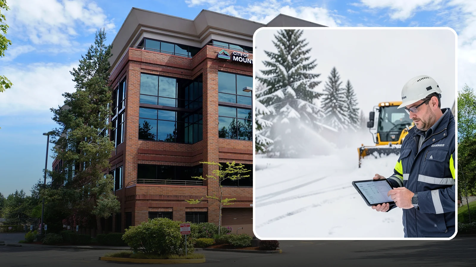 Trigger-Depth Snow Removal in Mountlake Terrace, Snohomish County, WA - We dispatch automatically once snow reaches your chosen trigger depth so clearing starts at a consistent Western Washington...