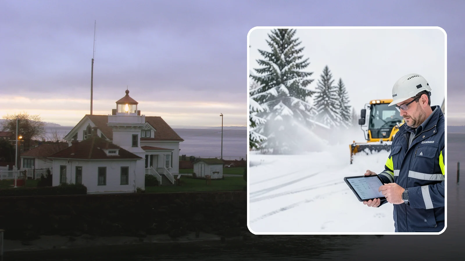 Trigger-Depth Snow Removal in Mukilteo, Snohomish County, WA - We dispatch automatically once snow reaches your chosen trigger depth so clearing starts at a consistent Western Washington...