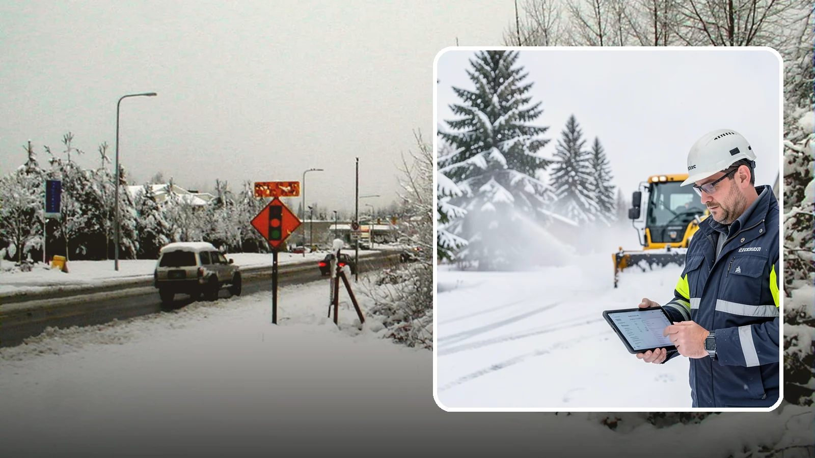 Trigger-Depth Snow Removal in Newcastle, King County, WA - We dispatch automatically once snow reaches your chosen trigger depth so clearing starts at a consistent Western Washington...