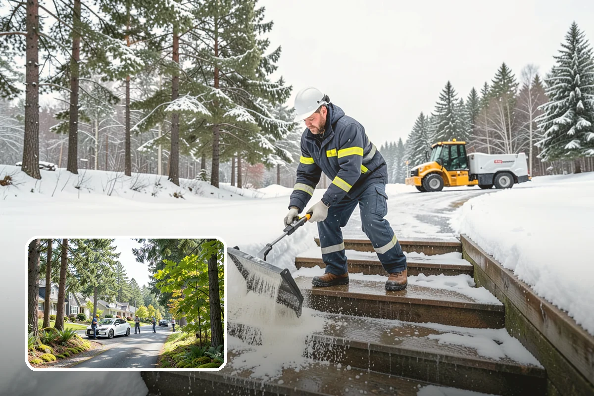 Trigger-Depth Snow Removal in Normandy Park, King County, WA - Starts service at a precise, agreed depth