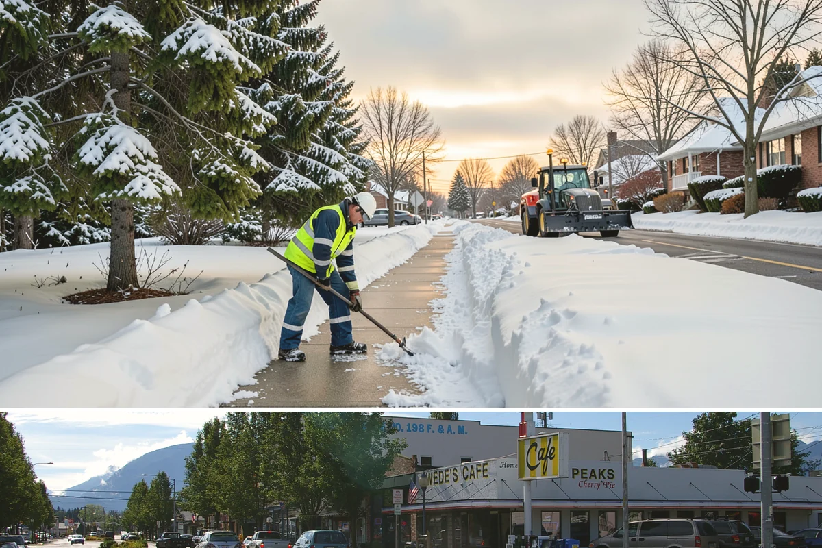 Trigger-Depth Snow Removal in North Bend, King County, WA - Active all winter, mobilizing whenever accumulation reaches your set depth during any storm.