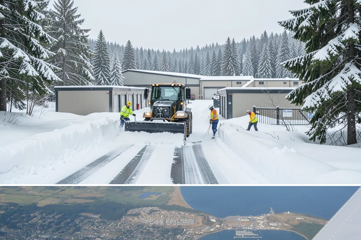 Trigger-Depth Snow Removal in Oak Harbor, Island County, WA - Active all winter, mobilizing whenever accumulation reaches your set depth during any storm.