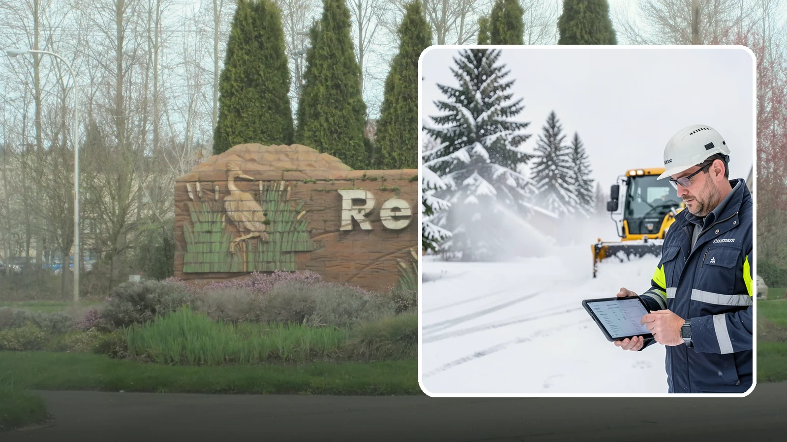 Trigger-Depth Snow Removal in Renton, King County, WA - We dispatch automatically once snow reaches your chosen trigger depth so clearing starts at a consistent Western Washington...