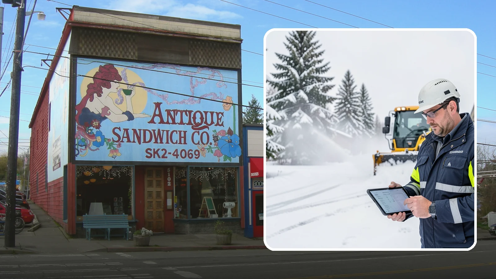 Trigger-Depth Snow Removal in Ruston, Pierce County, WA - We dispatch automatically once snow reaches your chosen trigger depth so clearing starts at a consistent Western Washington...