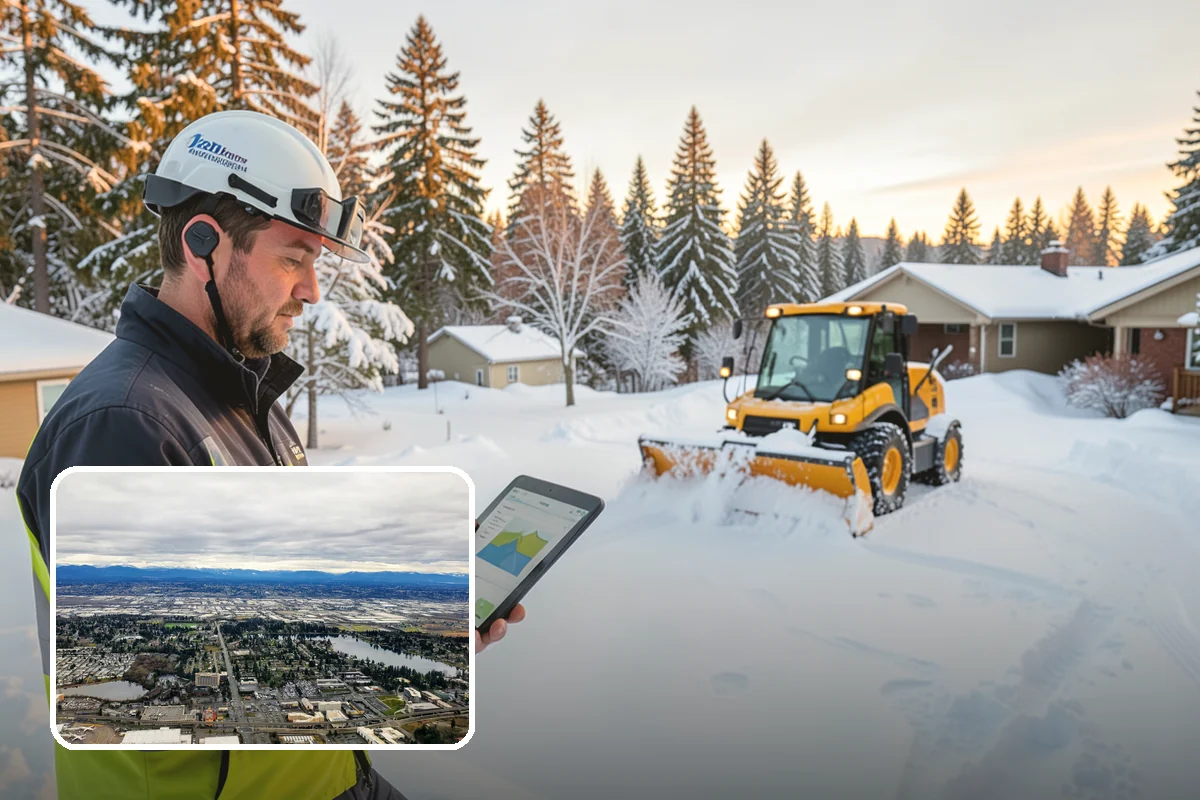 Trigger-Depth Snow Removal in SeaTac, King County, WA - Starts service at a precise, agreed depth