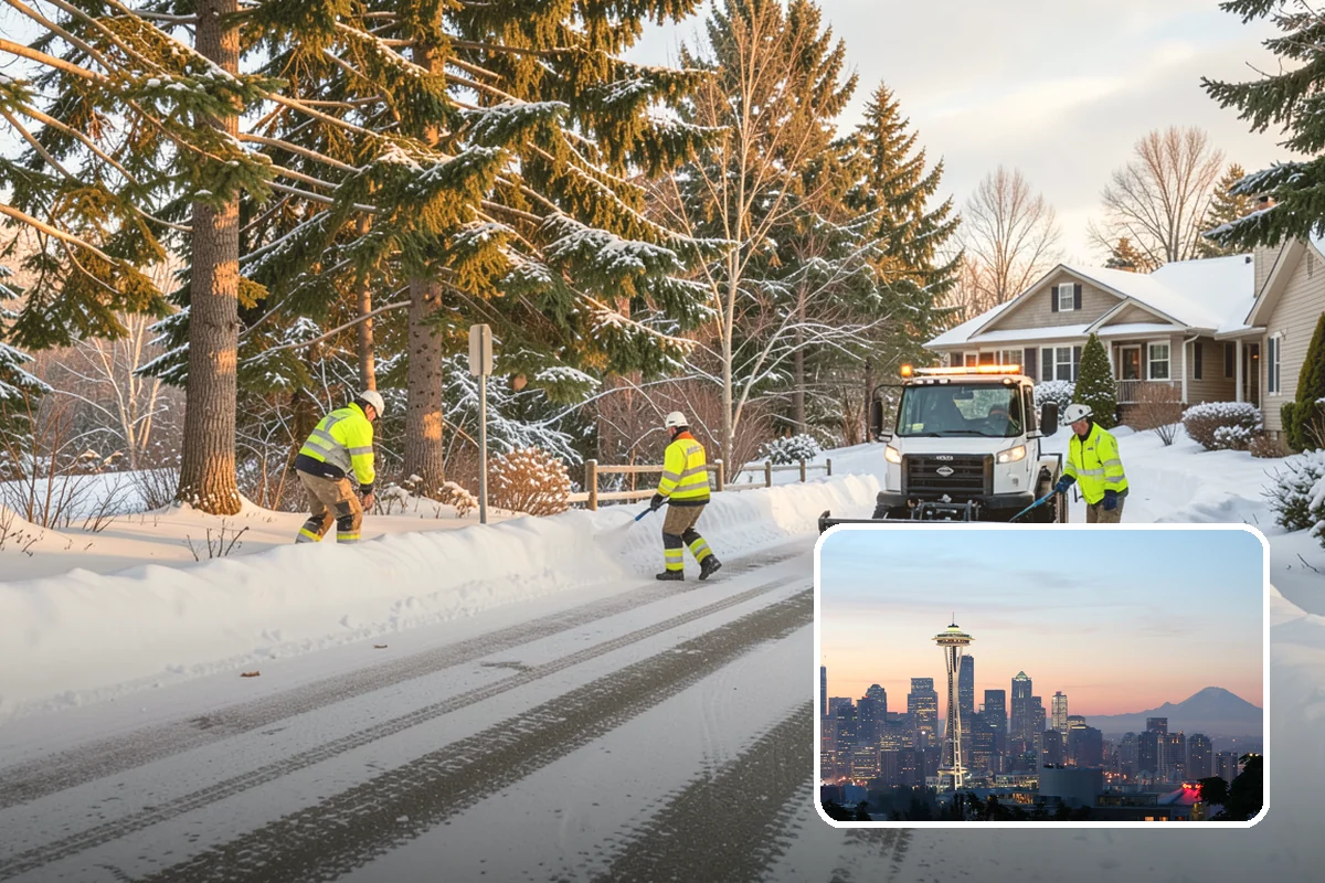 Trigger-Depth Snow Removal in Seattle, King County, WA - Starts service at a precise, agreed depth