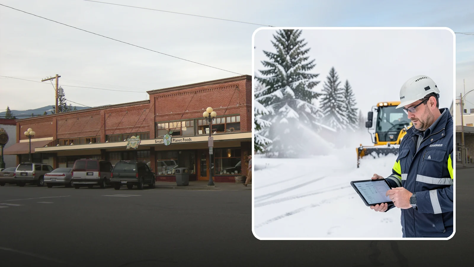 Trigger-Depth Snow Removal in Sedro-Woolley, Skagit County, WA - We dispatch automatically once snow reaches your chosen trigger depth so clearing starts at a consistent Western Washington...