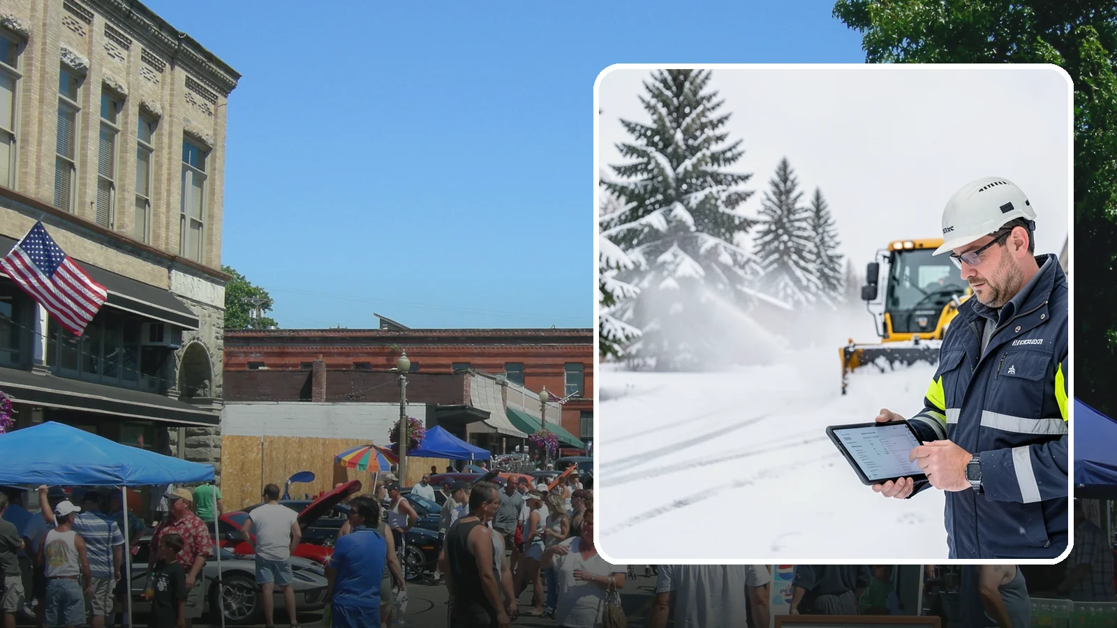 Trigger-Depth Snow Removal in Snohomish, Snohomish County, WA - We dispatch automatically once snow reaches your chosen trigger depth so clearing starts at a consistent Western Washington...