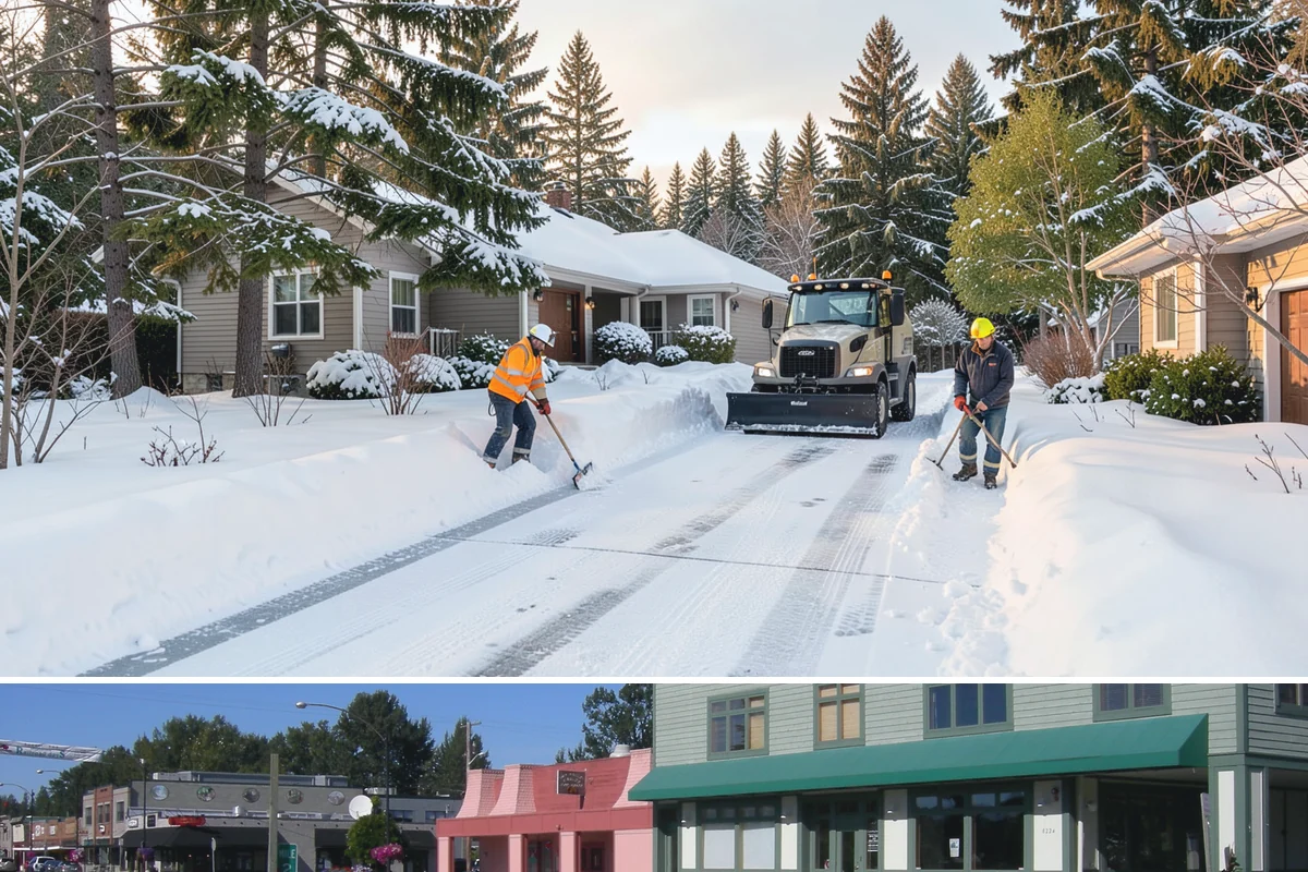 Trigger-Depth Snow Removal in Snoqualmie, King County, WA - Active all winter, mobilizing whenever accumulation reaches your set depth during any storm.