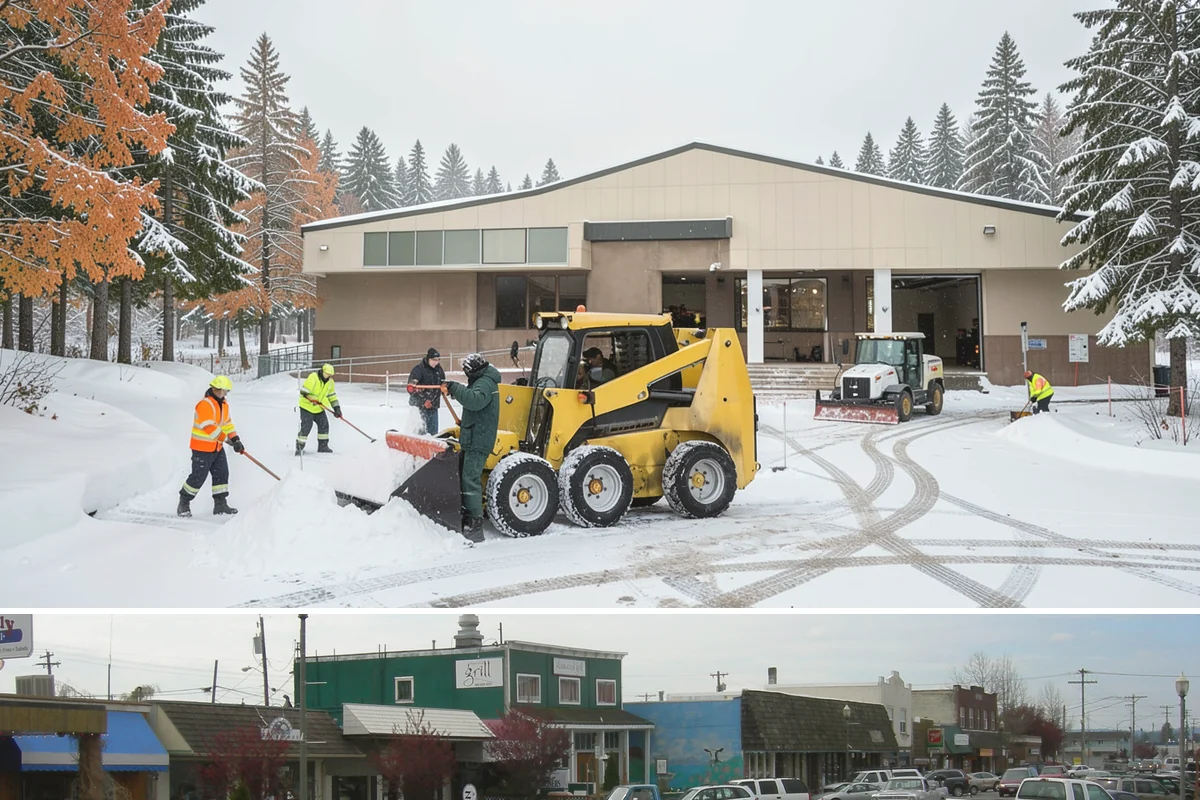 Trigger-Depth Snow Removal in Stanwood, Snohomish County, WA - Active all winter, mobilizing whenever accumulation reaches your set depth during any storm.