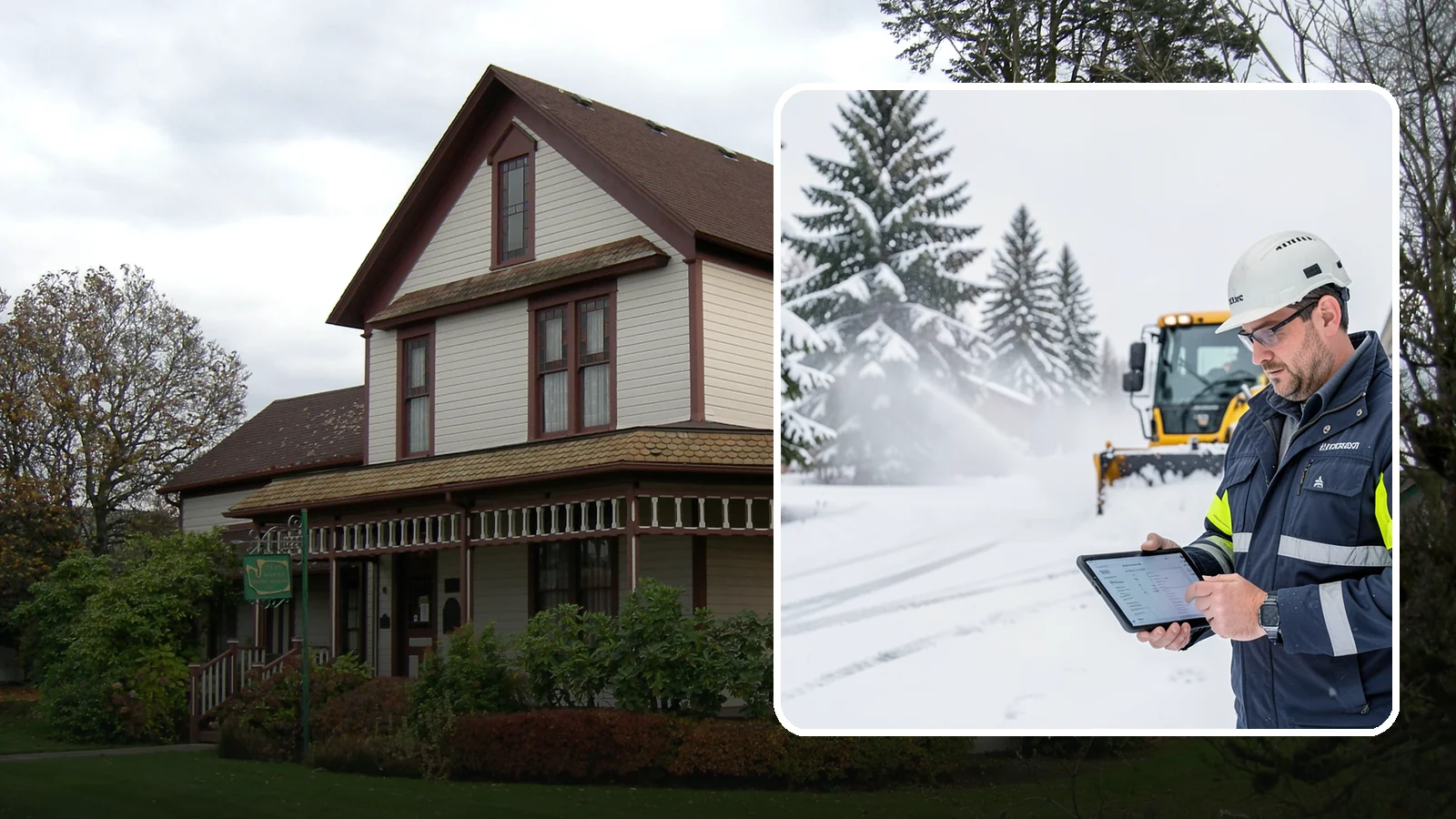 Trigger-Depth Snow Removal in Sumner, Pierce County, WA - We dispatch automatically once snow reaches your chosen trigger depth so clearing starts at a consistent Western Washington...