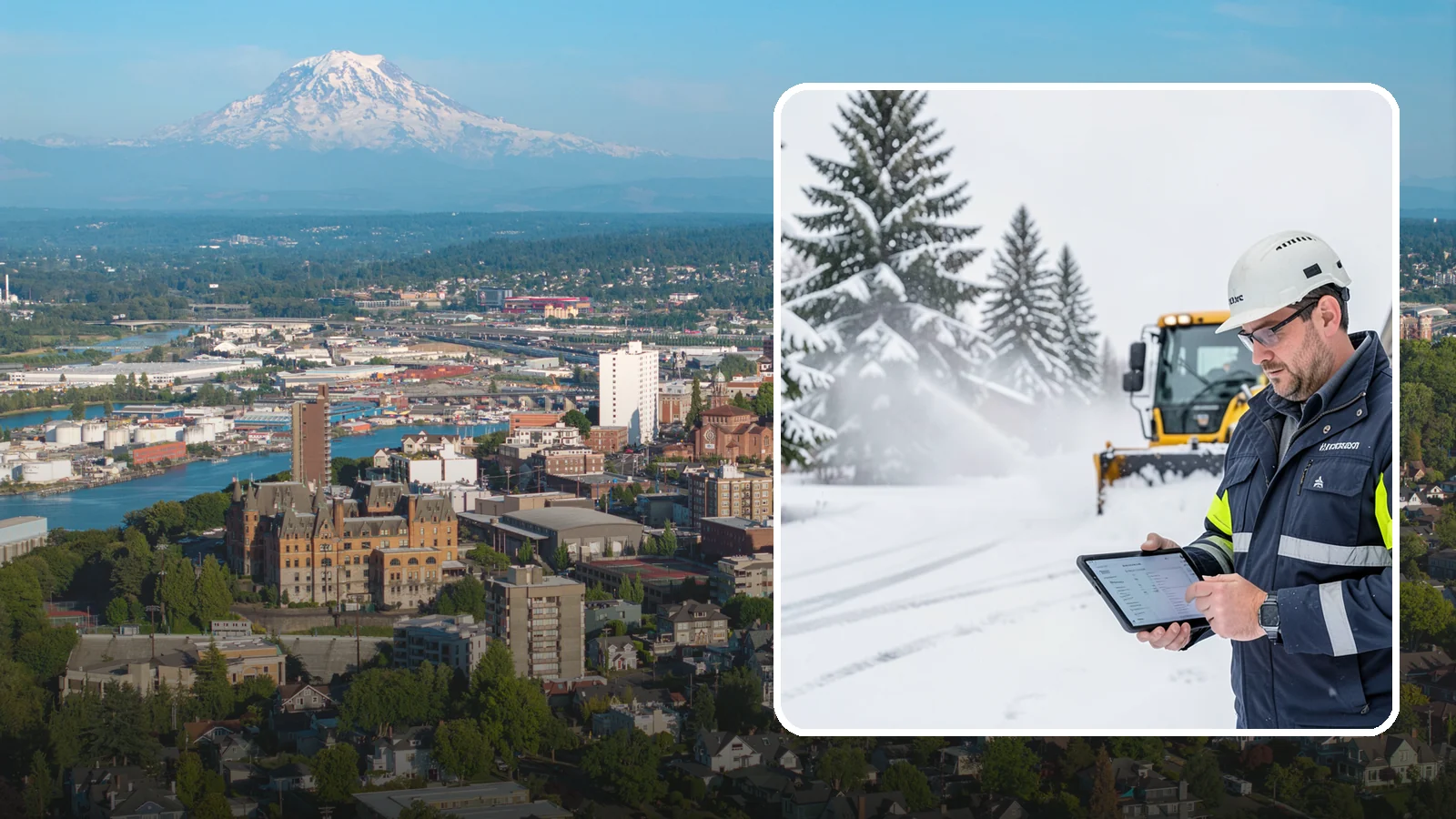 Trigger-Depth Snow Removal in Tacoma, Pierce County, WA - We dispatch automatically once snow reaches your chosen trigger depth so clearing starts at a consistent Western Washington...