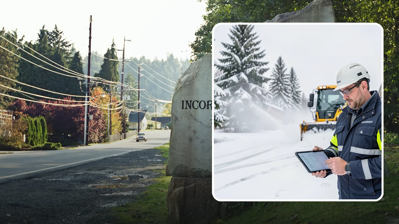 Trigger-Depth Snow Removal in Wilkeson, Pierce County, WA - We dispatch automatically once snow reaches your chosen trigger depth so clearing starts at a consistent Western Washington...