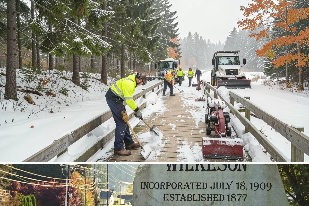 Trigger-Depth Snow Removal in Wilkeson, Pierce County, WA - Active all winter, mobilizing whenever accumulation reaches your set depth during any storm.
