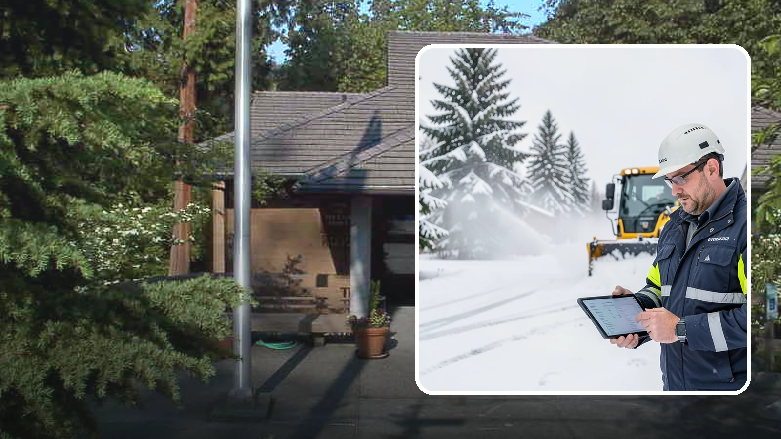 Trigger-Depth Snow Removal in Yarrow Point, King County, WA - We dispatch automatically once snow reaches your chosen trigger depth so clearing starts at a consistent Western Washington...