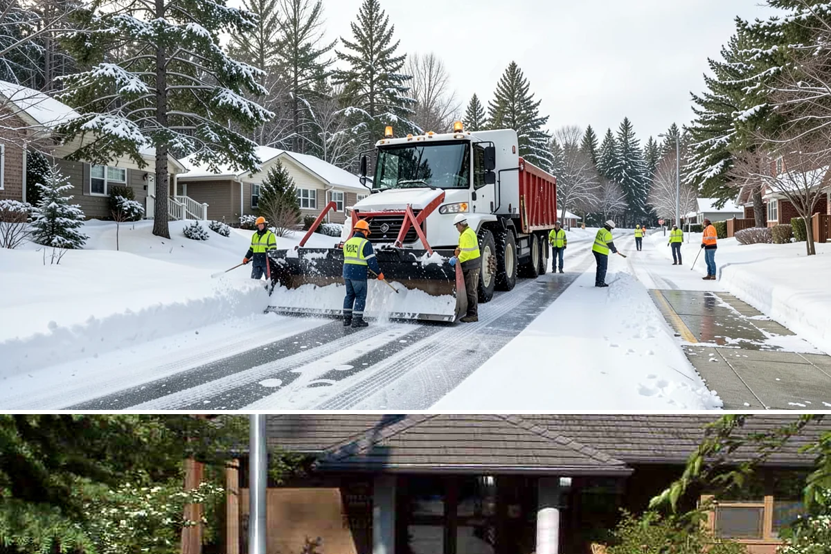 Trigger-Depth Snow Removal in Yarrow Point, King County, WA - Active all winter, mobilizing whenever accumulation reaches your set depth during any storm.