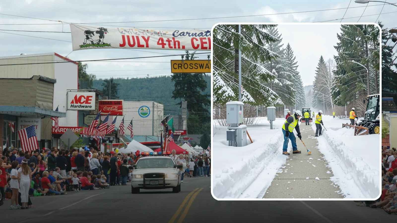 Utility Access Clearing in Carnation, King County, WA - We clear snow from utility panels, meters, shutoffs, and vaults so crews can reach critical systems in any Western Washington...