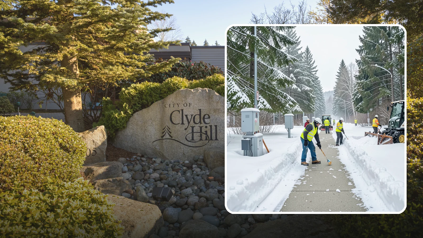 Utility Access Clearing in Clyde Hill, King County, WA - We clear snow from utility panels, meters, shutoffs, and vaults so crews can reach critical systems in any Western Washington...