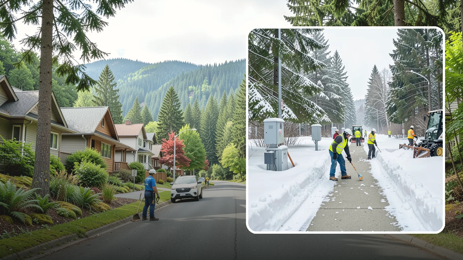 Utility Access Clearing in Darrington, Snohomish County, WA - We clear snow from utility panels, meters, shutoffs, and vaults so crews can reach critical systems in any Western Washington...