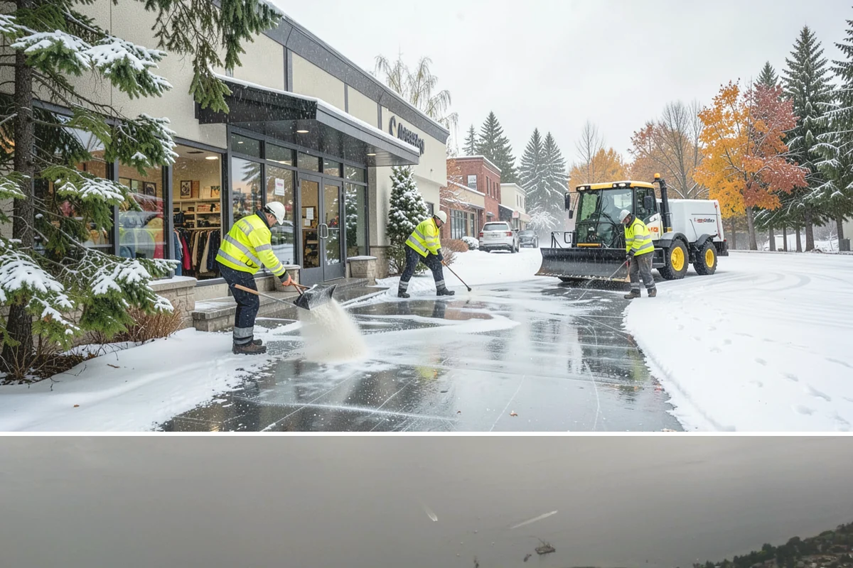 Utility Access Clearing in Des Moines, King County, WA - Maintained after each snowfall throughout the winter season so critical access is never blocked.