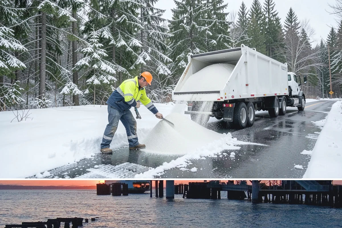 Utility Access Clearing in Edmonds, Snohomish County, WA - Maintained after each snowfall throughout the winter season so critical access is never blocked.