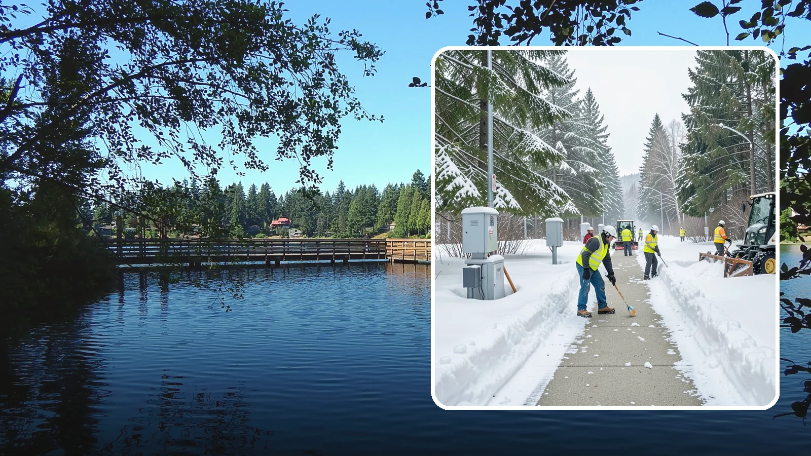 Utility Access Clearing in Federal Way, King County, WA - We clear snow from utility panels, meters, shutoffs, and vaults so crews can reach critical systems in any Western Washington...