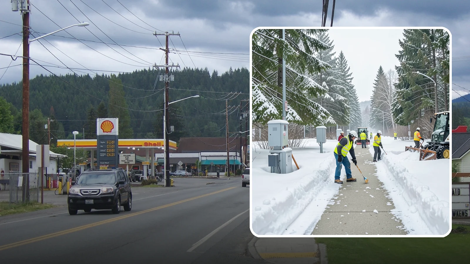 Utility Access Clearing in Granite Falls, Snohomish County, WA - We clear snow from utility panels, meters, shutoffs, and vaults so crews can reach critical systems in any Western Washington...