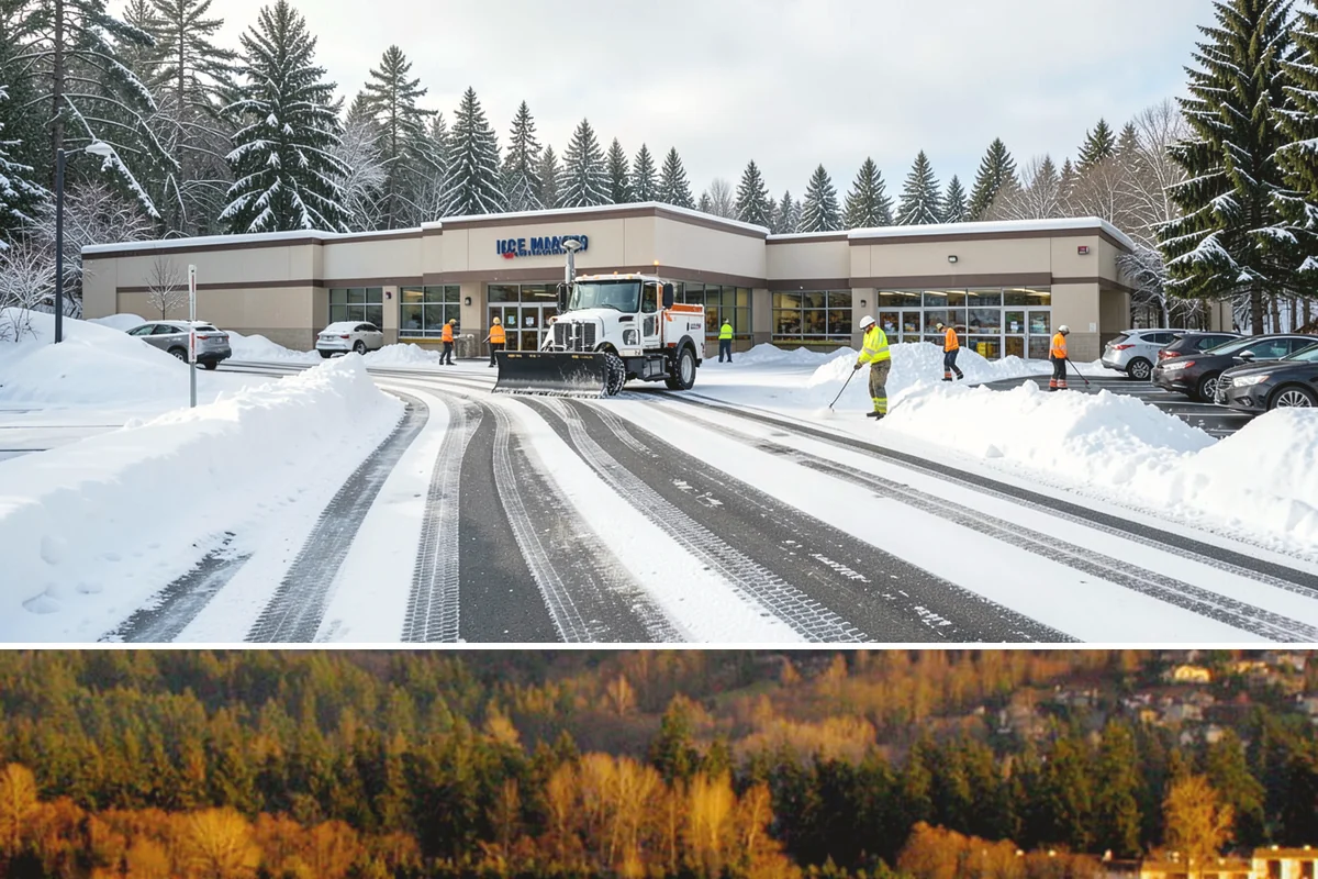 Utility Access Clearing in Kenmore, King County, WA - Maintained after each snowfall throughout the winter season so critical access is never blocked.