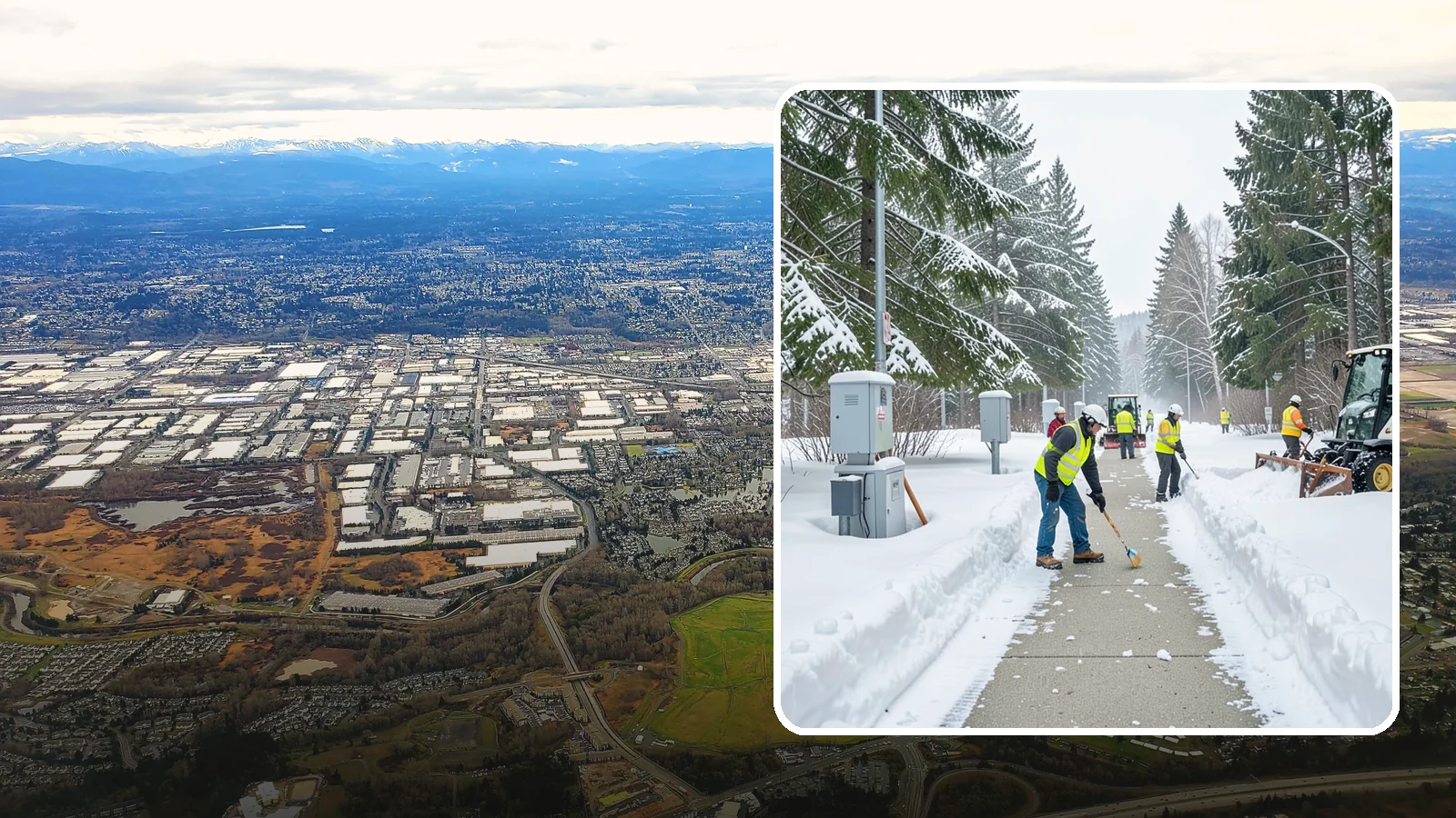 Utility Access Clearing in Kent, King County, WA - We clear snow from utility panels, meters, shutoffs, and vaults so crews can reach critical systems in any Western Washington...