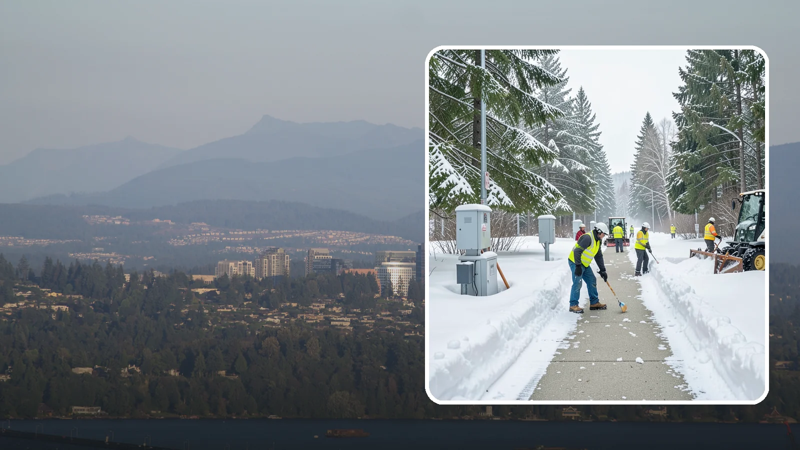 Utility Access Clearing in Medina, King County, WA - We clear snow from utility panels, meters, shutoffs, and vaults so crews can reach critical systems in any Western Washington...