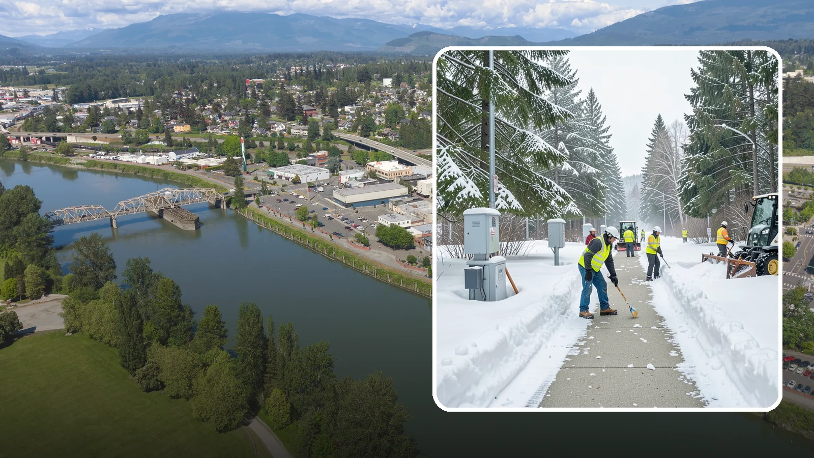 Utility Access Clearing in Mount Vernon, Skagit County, WA - We clear snow from utility panels, meters, shutoffs, and vaults so crews can reach critical systems in any Western Washington...