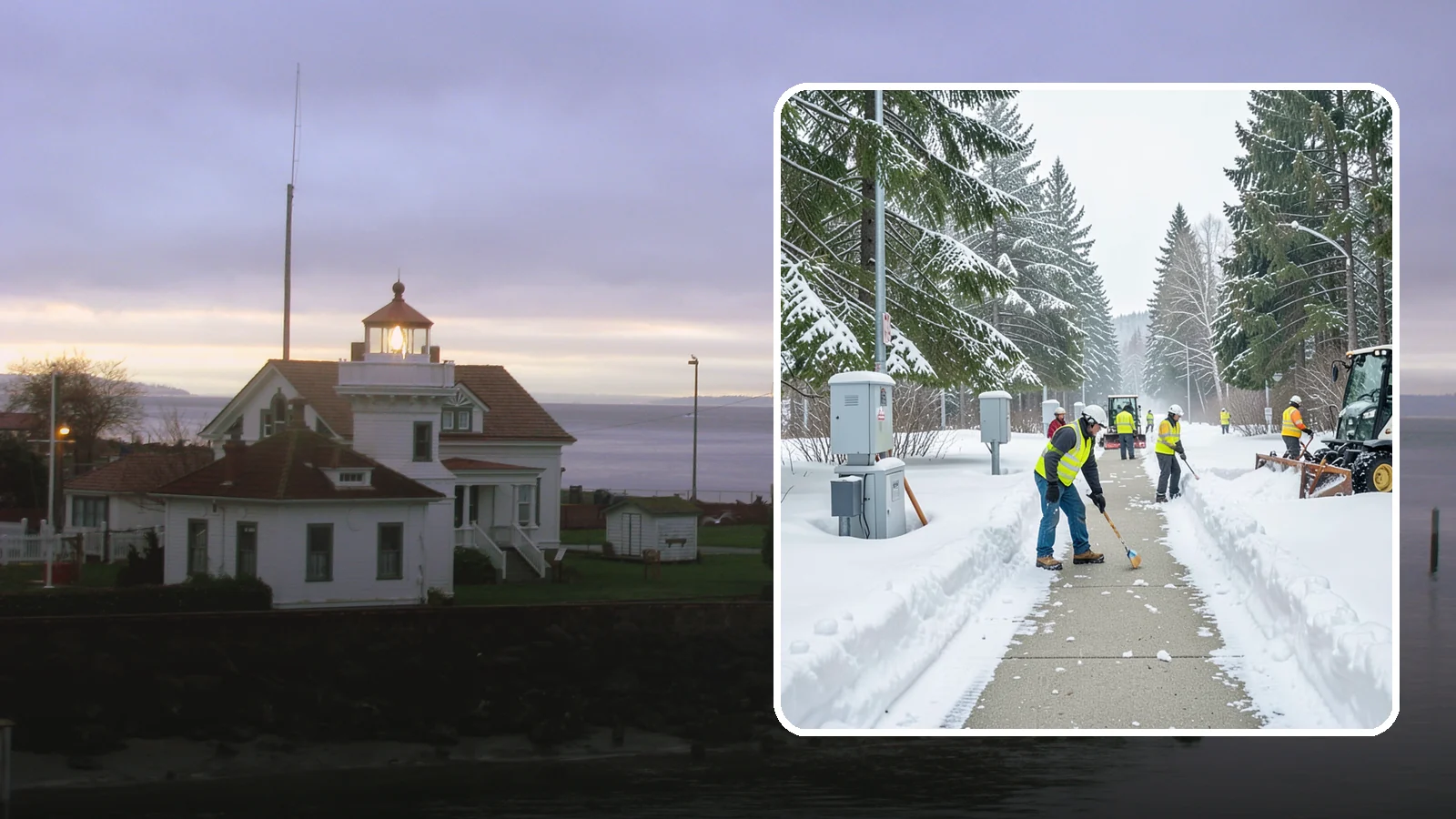 Utility Access Clearing in Mukilteo, Snohomish County, WA - We clear snow from utility panels, meters, shutoffs, and vaults so crews can reach critical systems in any Western Washington...