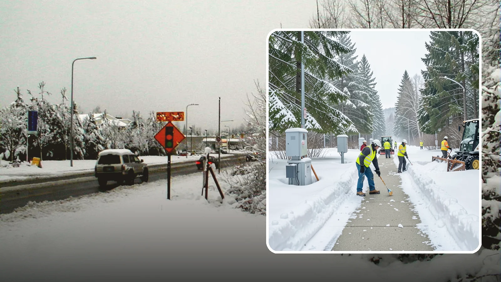 Utility Access Clearing in Newcastle, King County, WA - We clear snow from utility panels, meters, shutoffs, and vaults so crews can reach critical systems in any Western Washington...