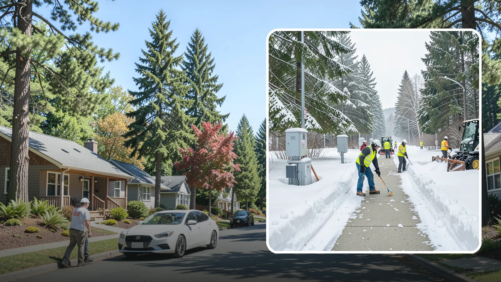 Utility Access Clearing in Orting, Pierce County, WA - We clear snow from utility panels, meters, shutoffs, and vaults so crews can reach critical systems in any Western Washington...