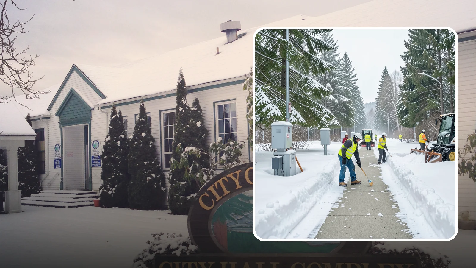 Utility Access Clearing in Pacific, King County, WA - We clear snow from utility panels, meters, shutoffs, and vaults so crews can reach critical systems in any Western Washington...