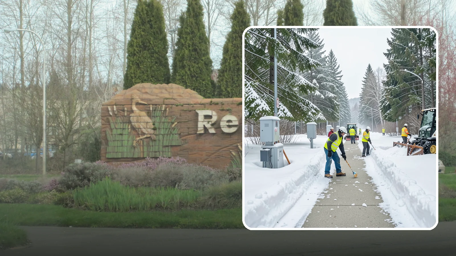 Utility Access Clearing in Renton, King County, WA - We clear snow from utility panels, meters, shutoffs, and vaults so crews can reach critical systems in any Western Washington...