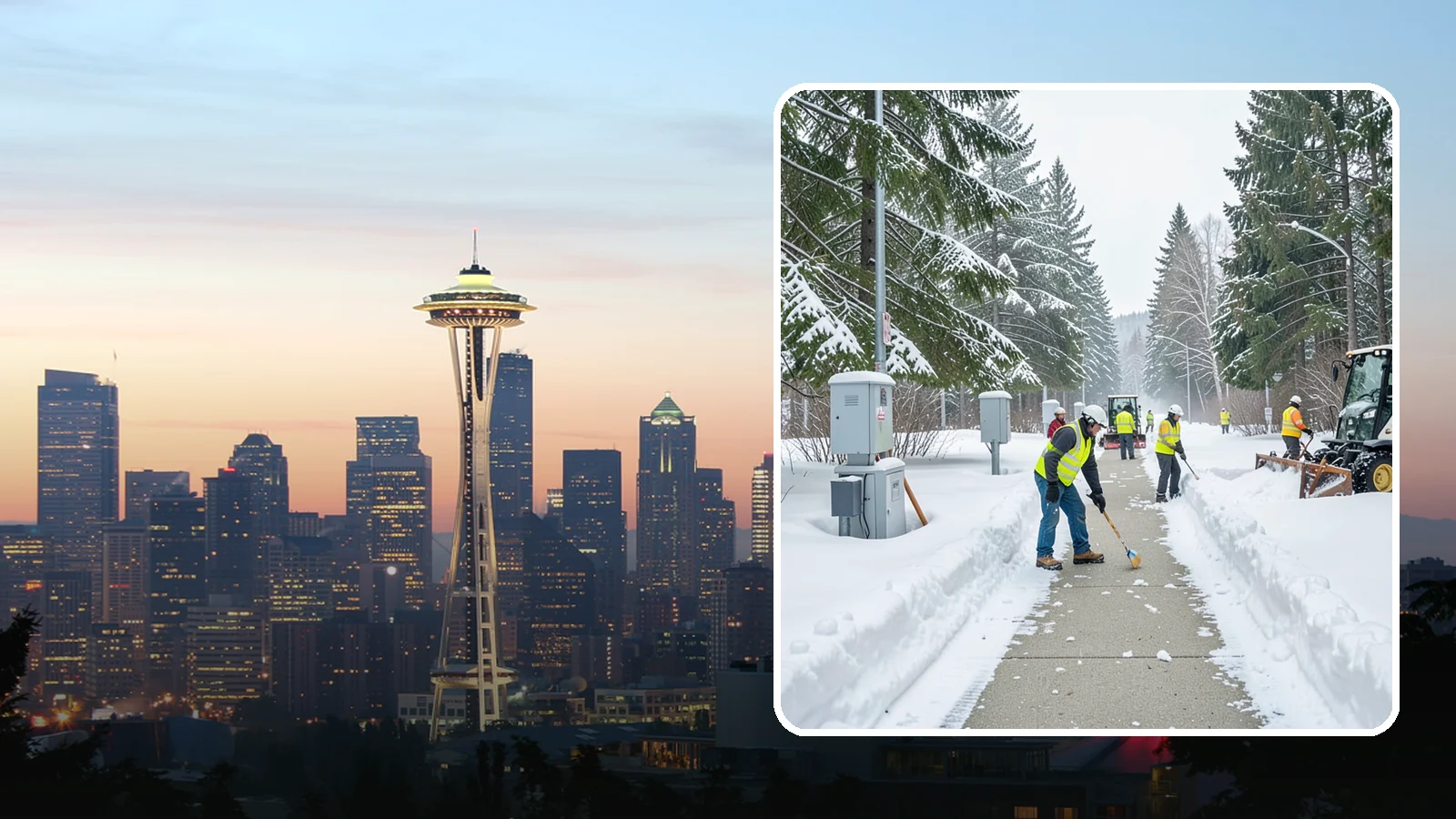 Utility Access Clearing in Seattle, King County, WA - We clear snow from utility panels, meters, shutoffs, and vaults so crews can reach critical systems in any Western Washington...