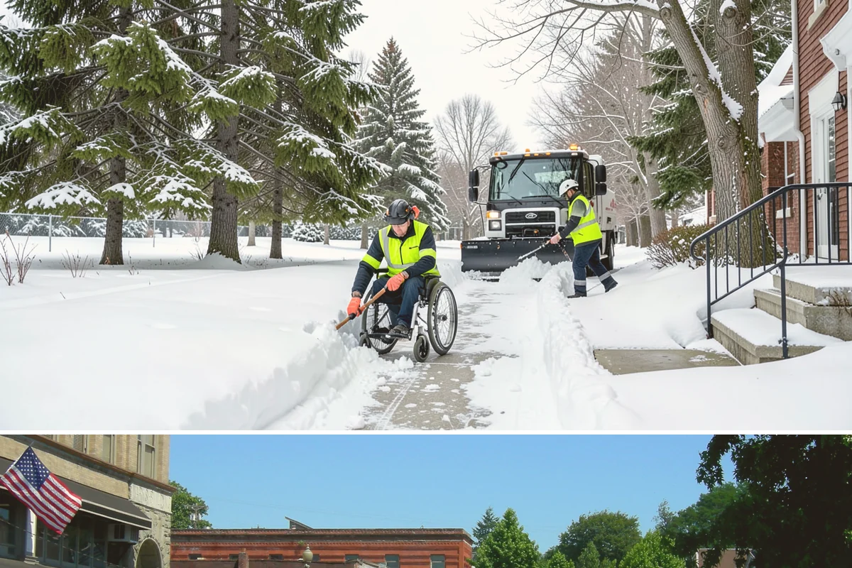 Utility Access Clearing in Snohomish, Snohomish County, WA - Maintained after each snowfall throughout the winter season so critical access is never blocked.