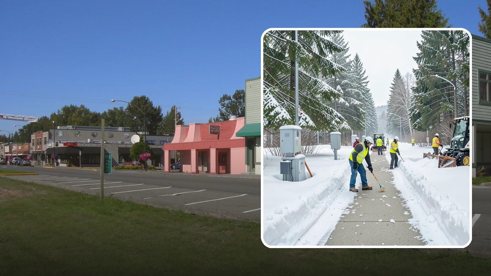 Utility Access Clearing in Snoqualmie, King County, WA - We clear snow from utility panels, meters, shutoffs, and vaults so crews can reach critical systems in any Western Washington...