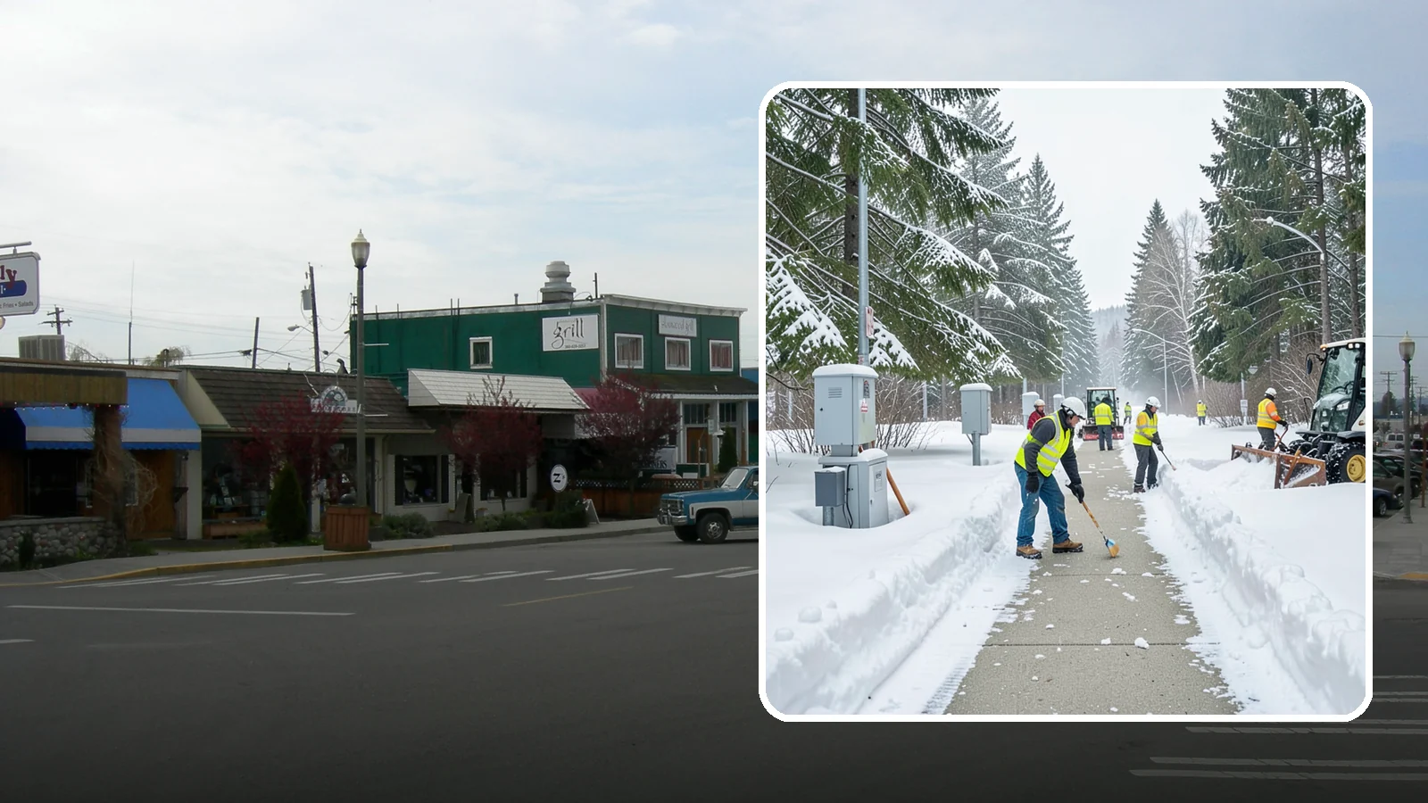 Utility Access Clearing in Stanwood, Snohomish County, WA - We clear snow from utility panels, meters, shutoffs, and vaults so crews can reach critical systems in any Western Washington...