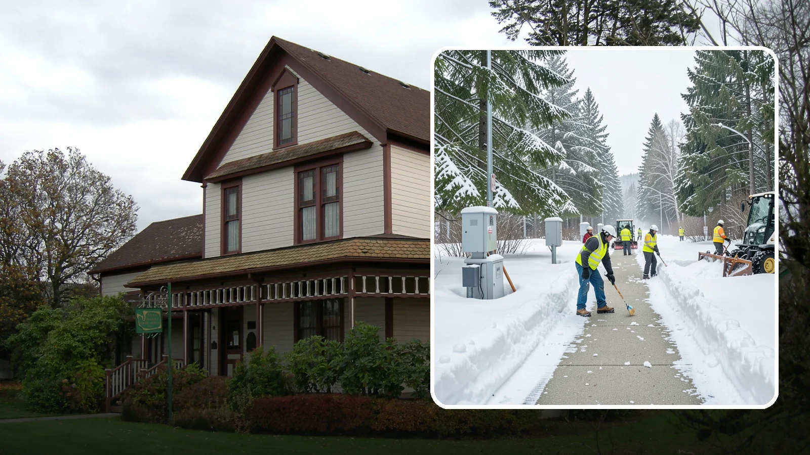 Utility Access Clearing in Sumner, Pierce County, WA - We clear snow from utility panels, meters, shutoffs, and vaults so crews can reach critical systems in any Western Washington...