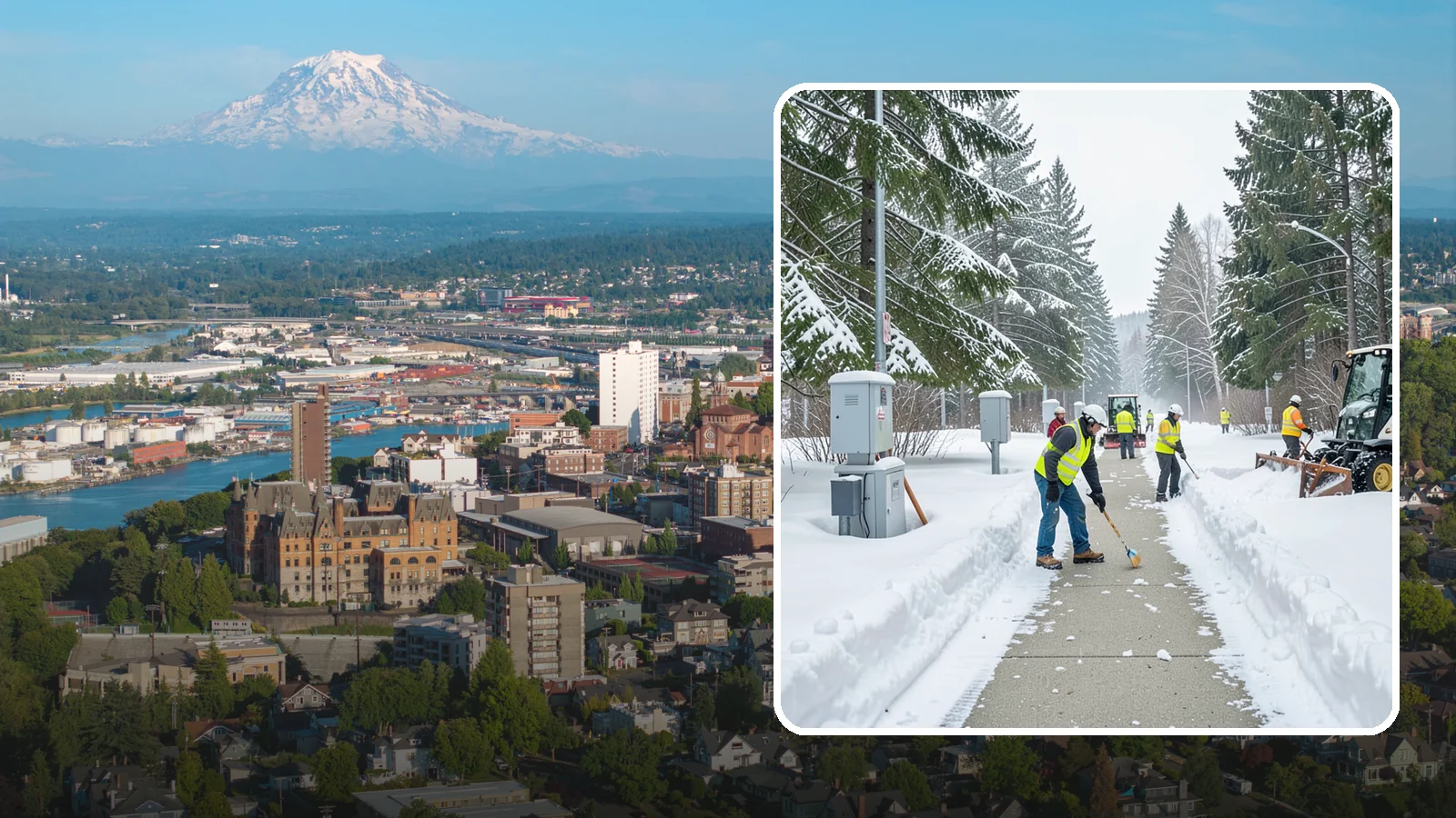 Utility Access Clearing in Tacoma, Pierce County, WA - We clear snow from utility panels, meters, shutoffs, and vaults so crews can reach critical systems in any Western Washington...