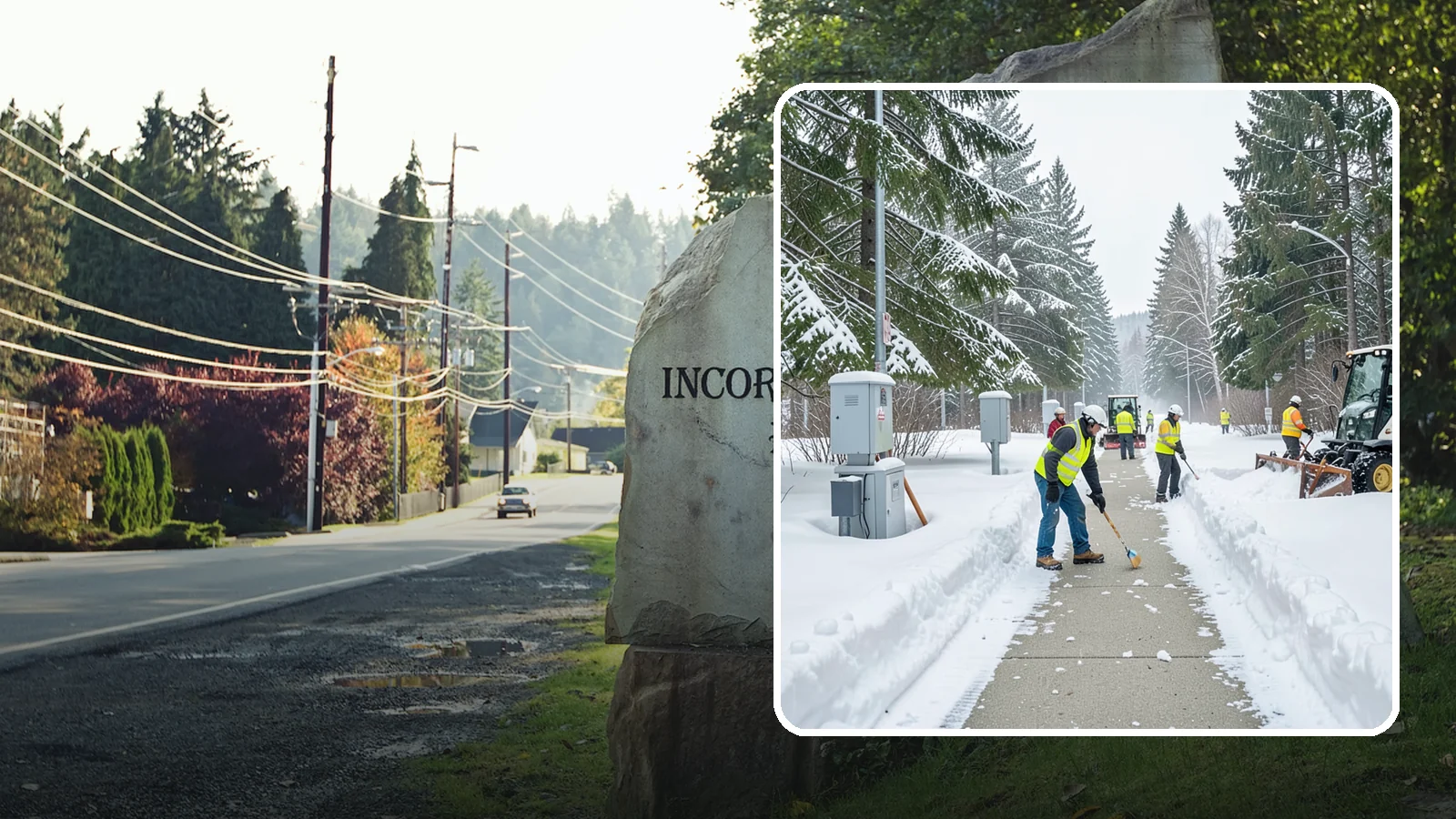 Utility Access Clearing in Wilkeson, Pierce County, WA - We clear snow from utility panels, meters, shutoffs, and vaults so crews can reach critical systems in any Western Washington...