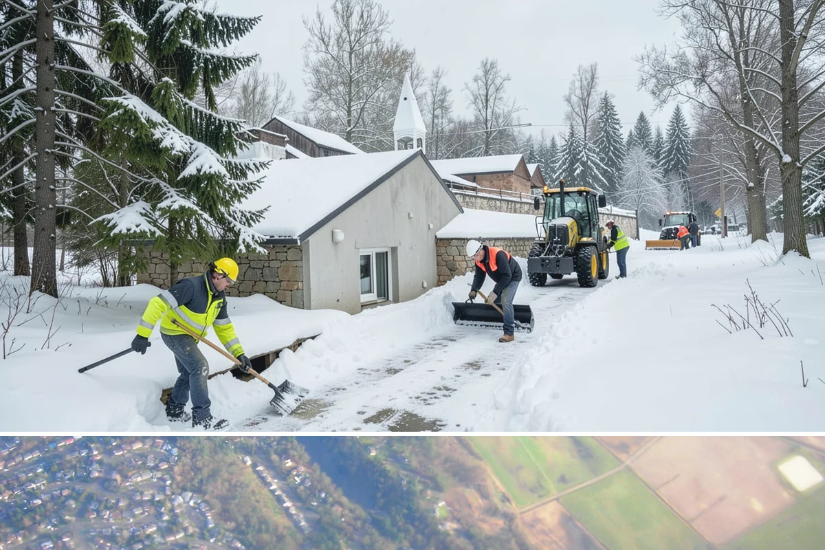 UTV Snow Plowing in Algona, King County, WA - UTV plowing is in steady demand across the core snow months of December through February.